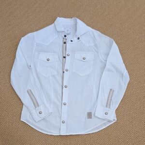 Eleventy White Kids Shirt